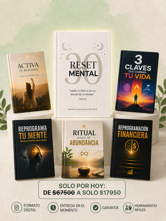 RESET30: Cambia tu mente, cambia tu vida + 5 bonos de regalo🎁